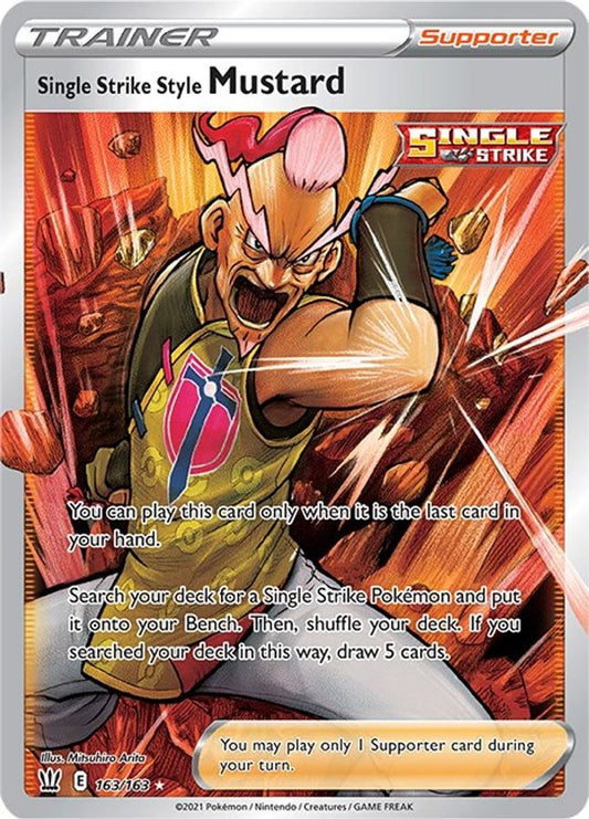 Mustard Trainer 163/163 - Monster Mart - Pokémon Cards Australia