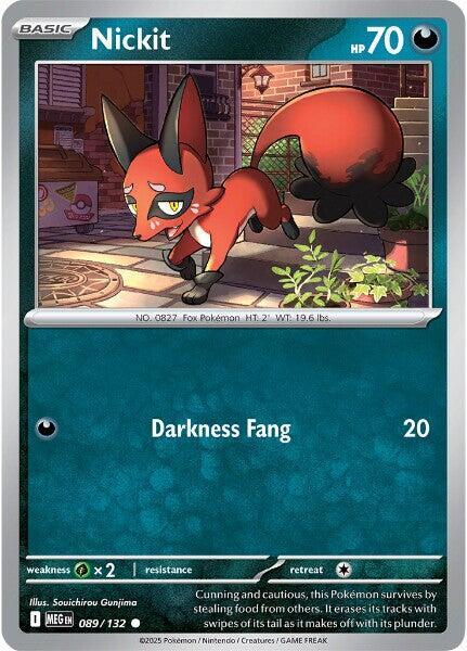 Nickit Reverse Holo 089/132 - Monster Mart - Pokémon Cards Australia