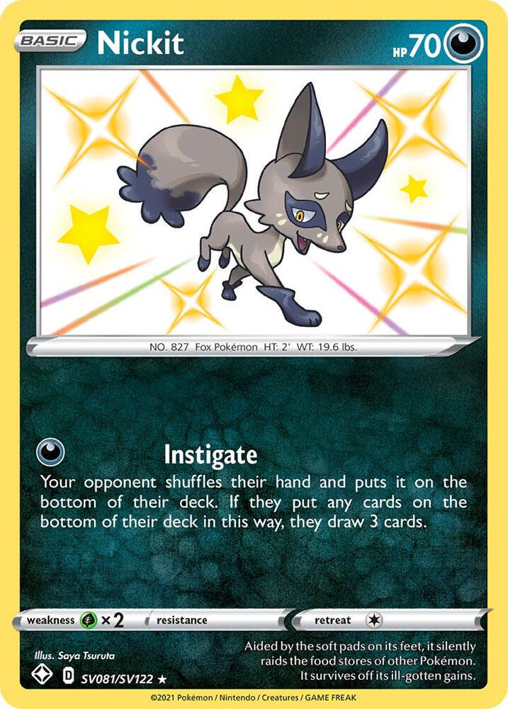 Nickit SV081/SV122 - Monster Mart - Pokémon Cards Australia