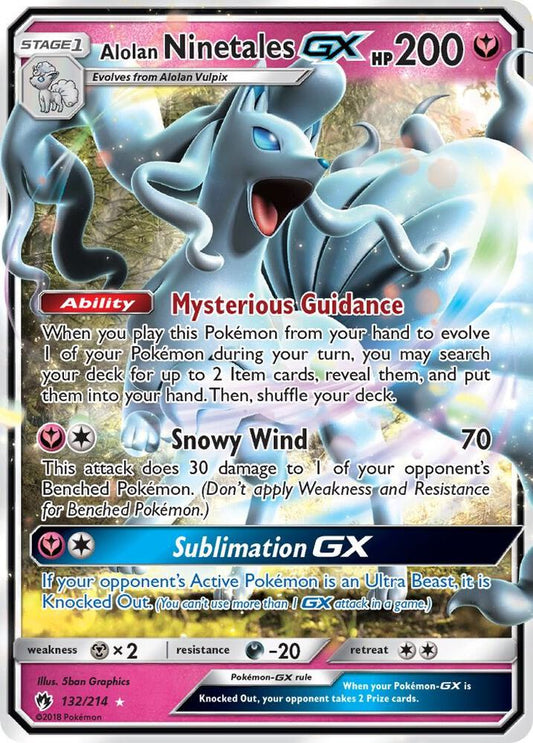 Ninetales GX 132/214 - Monster Mart - Pokémon Cards Australia