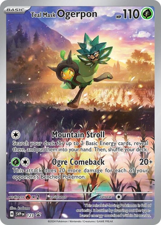 Ogerpon 123 - Monster Mart - Pokémon Cards Australia