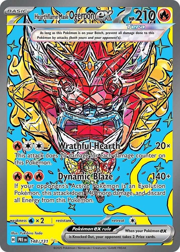 Ogerpon EX 148/131 - Monster Mart - Pokémon Cards Australia