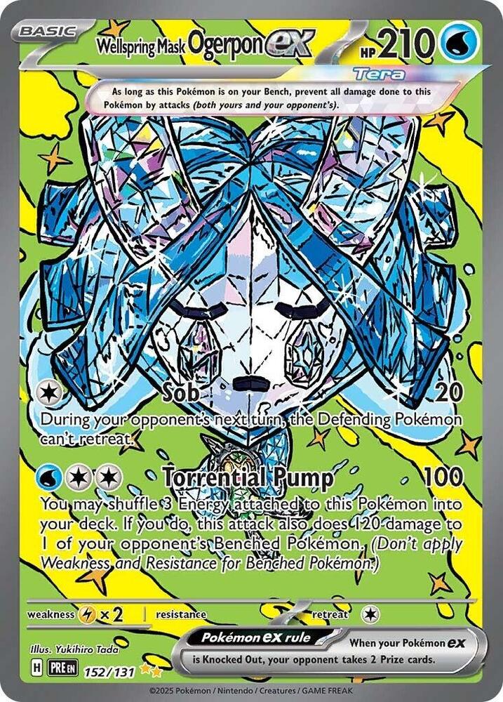 Ogerpon EX 152/131 - Monster Mart - Pokémon Cards Australia