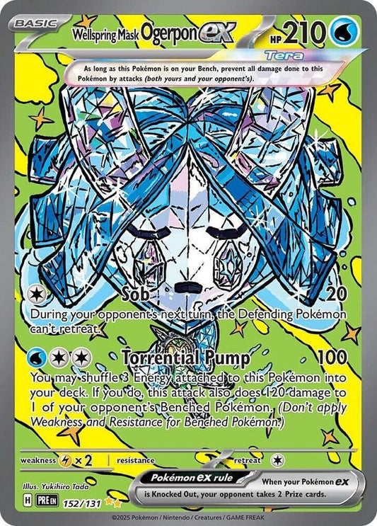 Ogerpon EX 152/131 - Monster Mart - Pokémon Cards Australia