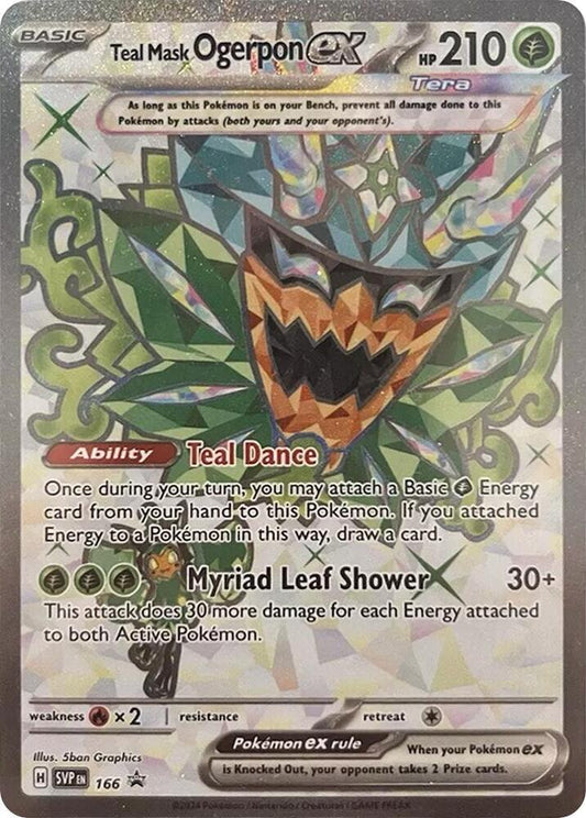 Ogerpon EX 166 - Monster Mart - Pokémon Cards Australia