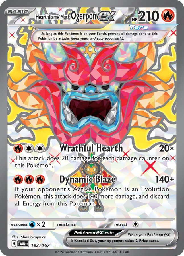 Ogerpon EX 192/167 - Monster Mart - Pokémon Cards Australia