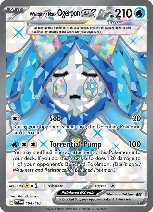 Ogerpon EX 194/167 - Monster Mart - Pokémon Cards Australia