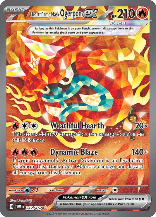 Ogerpon EX 212/167 - Monster Mart - Pokémon Cards Australia