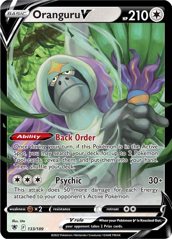 Oranguru V 133/189 - Monster Mart - Pokémon Cards Australia