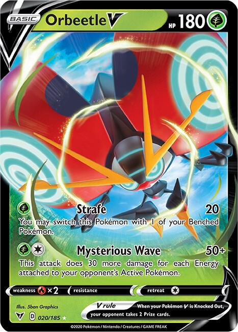 Orbeetle V 020/185 - Monster Mart - Pokémon Cards Australia