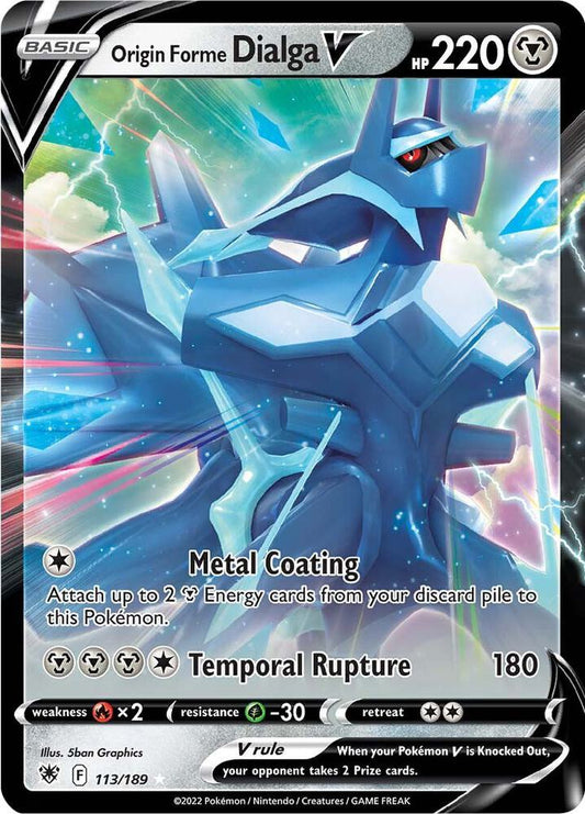 Origin Forme Dialga V 113/189 - Monster Mart - Pokémon Cards Australia
