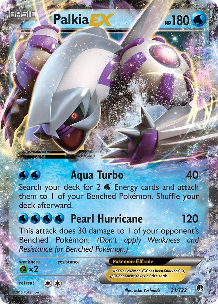 Palkia EX 31/122 - Monster Mart - Pokémon Cards Australia