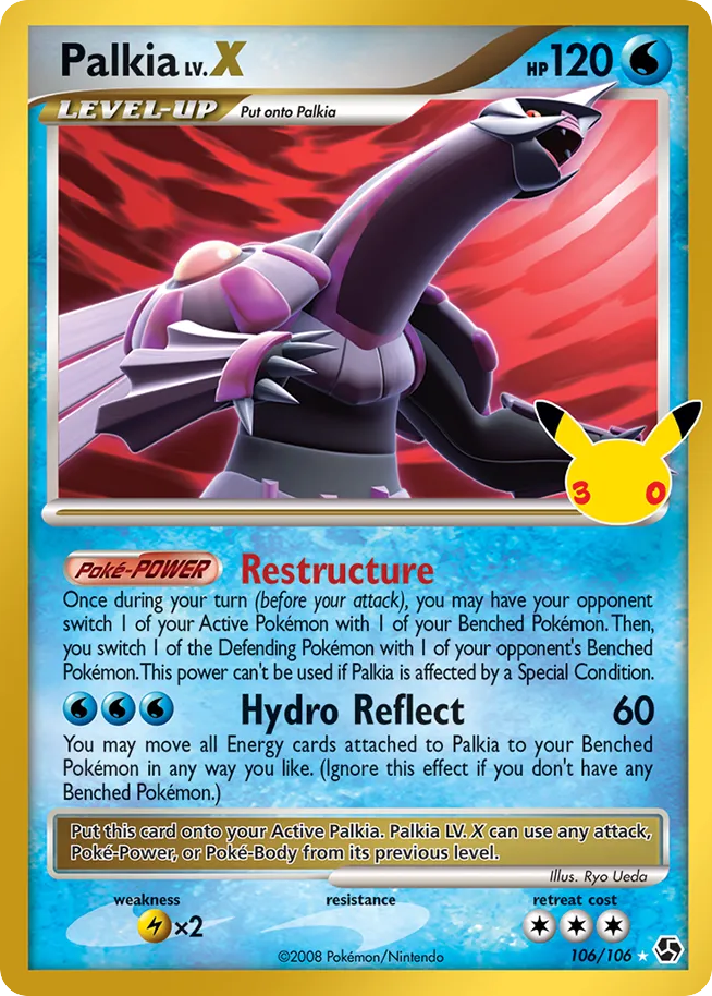 Palkia LV.X 106/106 - Monster Mart - Pokémon Cards Australia