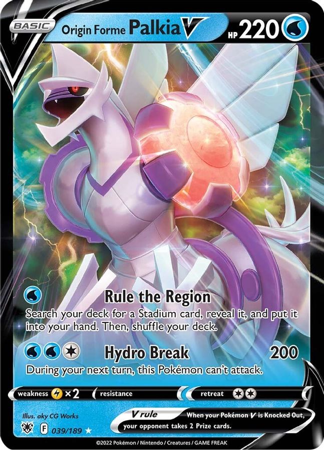 Palkia V 039/189 - Monster Mart - Pokémon Cards Australia