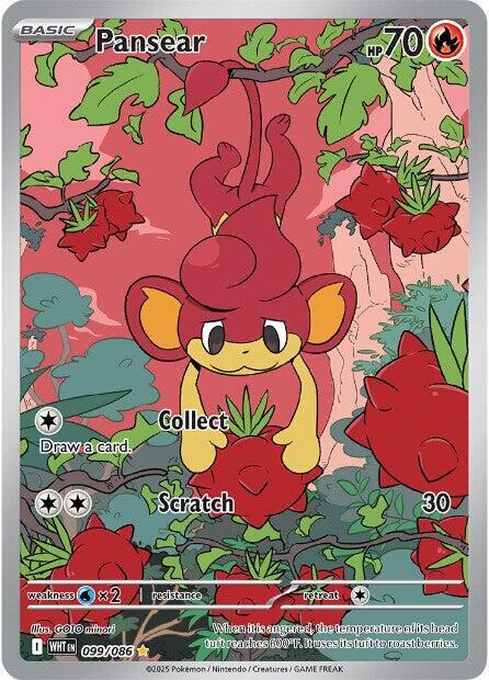Pansear 099/086 - Monster Mart - Pokémon Cards Australia