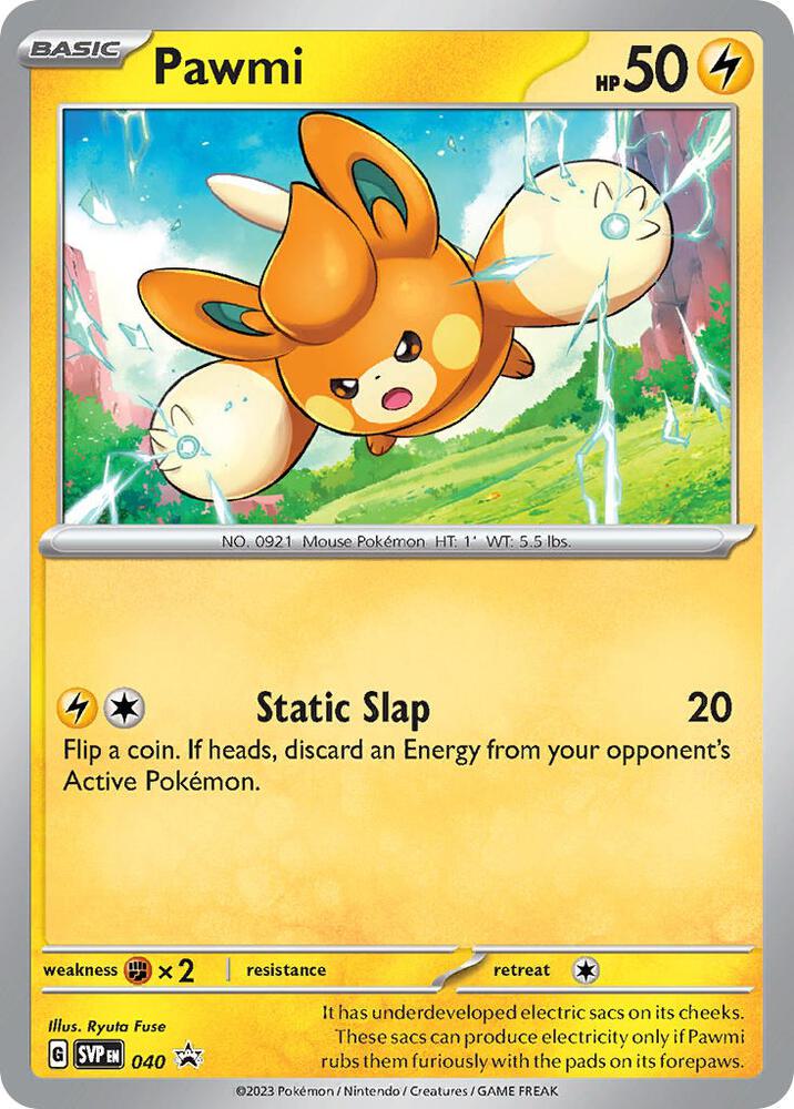 Pawmi 040 - Monster Mart - Pokémon Cards Australia
