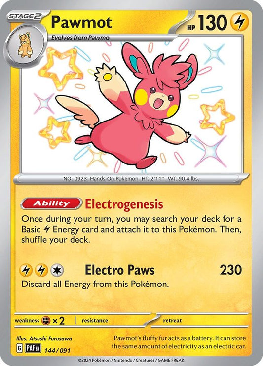 Pawmot 144/091 - Monster Mart - Pokémon Cards Australia