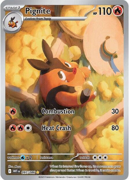 Pignite 097/086 - Monster Mart - Pokémon Cards Australia