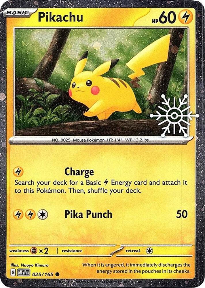 Pikachu 025/165 Holiday Calendar Sealed - Monster Mart - Pokémon Cards Australia