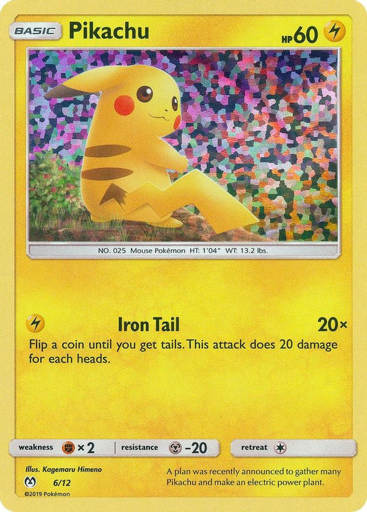 Pikachu 6/12 - Monster Mart - Pokémon Cards Australia
