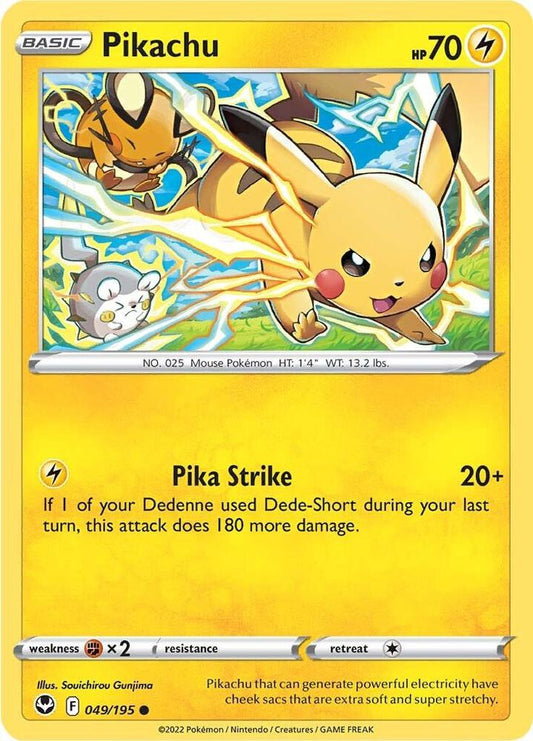 Pikachu Common 049/195 - Monster Mart - Pokémon Cards Australia