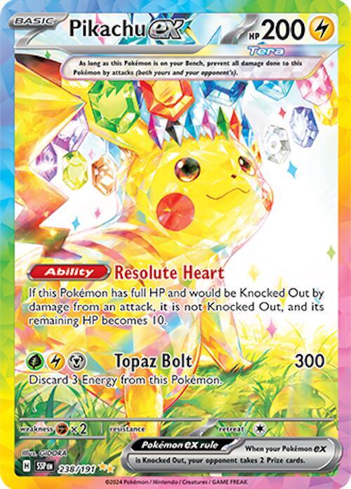Pikachu EX 238/191 - Monster Mart - Pokémon Cards Australia