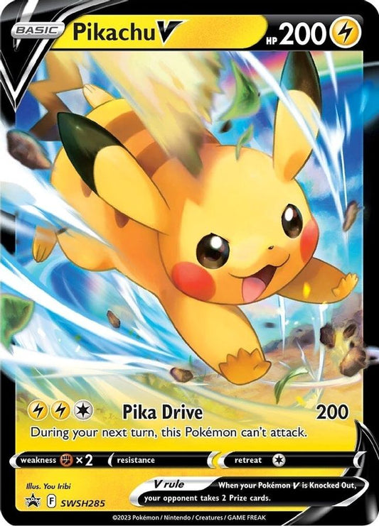 Pikachu V SWSH285 - Monster Mart - Pokémon Cards Australia