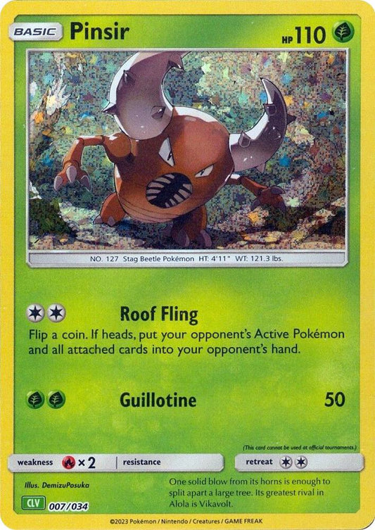 Pinsir 007/034 (CLV) - Monster Mart - Pokémon Cards Australia