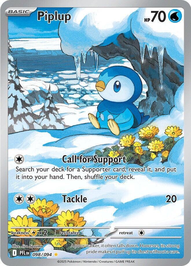 Piplup 098/094 Raw Card