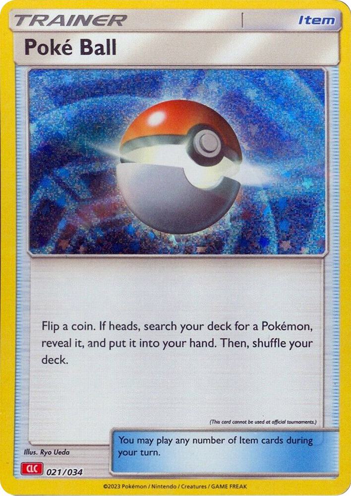 Poké Ball 021/034 (CLC) - Monster Mart - Pokémon Cards Australia