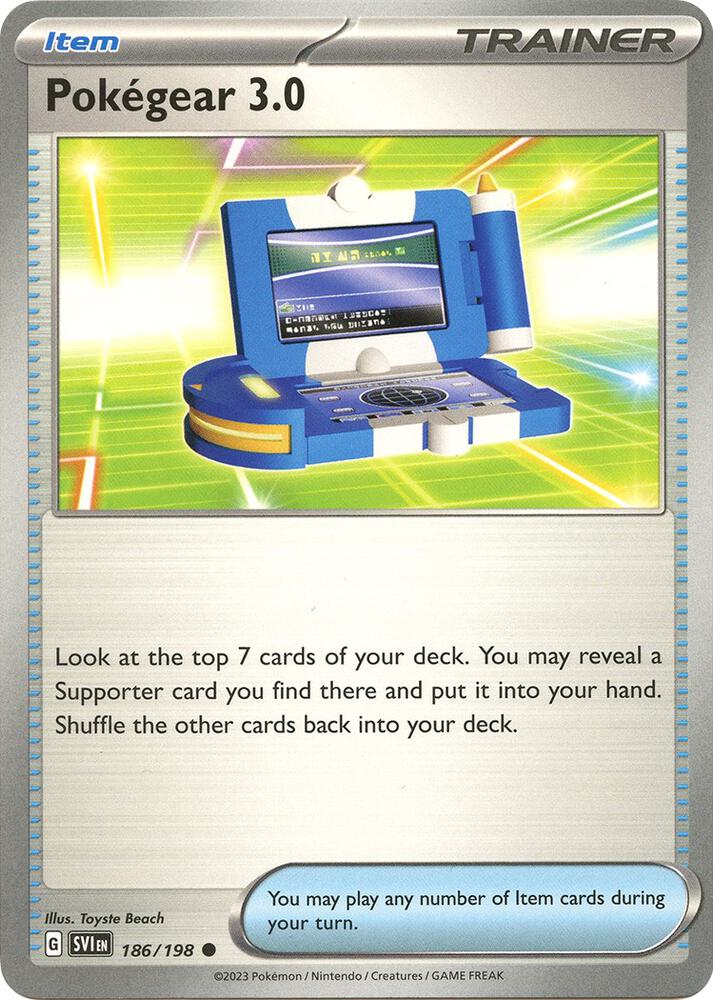 Pokégear 3.0 Reverse Holo 186/198 - Monster Mart - Pokémon Cards Australia