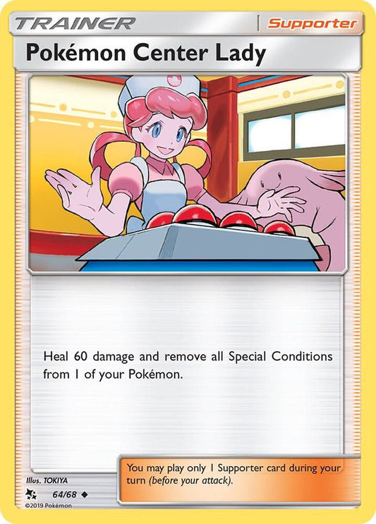 Pokemon Center Lady Reverse Holo 64/68 - Monster Mart - Pokémon Cards Australia