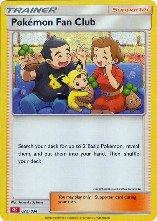 Pokémon Fan Club 022/034 (CLC) - Monster Mart - Pokémon Cards Australia