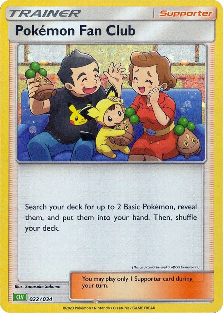 Pokémon Fan Club 022/034 (CLV) - Monster Mart - Pokémon Cards Australia