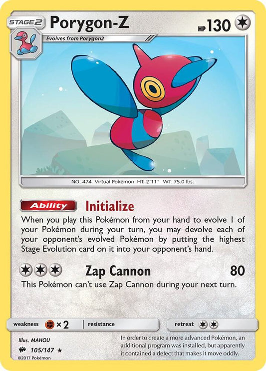 Porygon - Z Holo 105/147 - Monster Mart - Pokémon Cards Australia