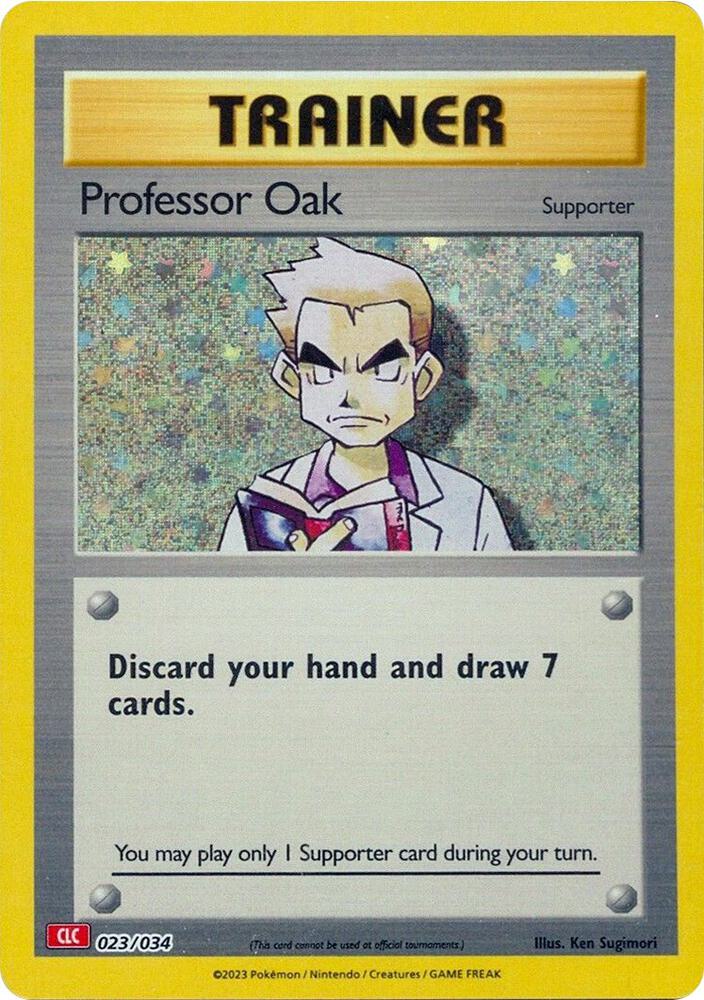 Professor Oak 024/034 (CLC) - Monster Mart - Pokémon Cards Australia