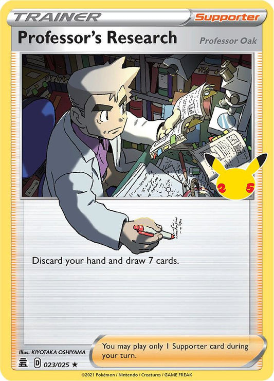 Professor's Research Holo 023/025 - Monster Mart - Pokémon Cards Australia