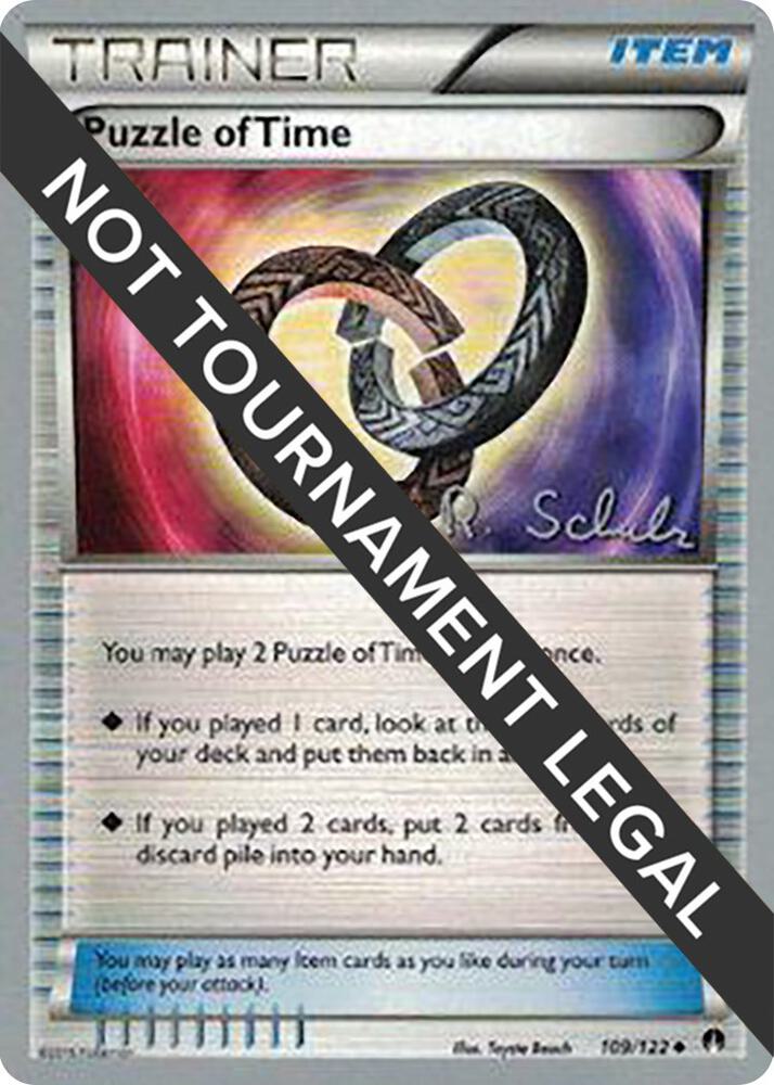 Puzzle of Time 109/122 - Robin Schulz - World Championships 2018 - Monster Mart - Pokémon Cards Australia
