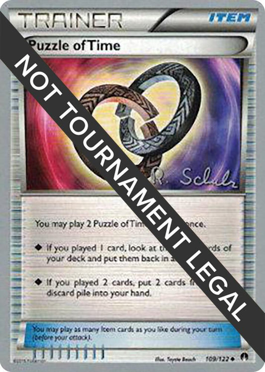 Puzzle of Time 109/122 - Robin Schulz - World Championships 2018 - Monster Mart - Pokémon Cards Australia