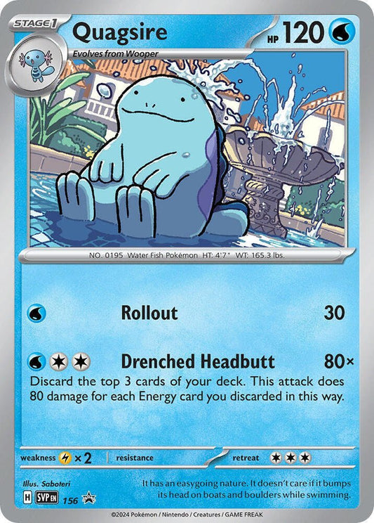 Quagsire 156 - Monster Mart - Pokémon Cards Australia