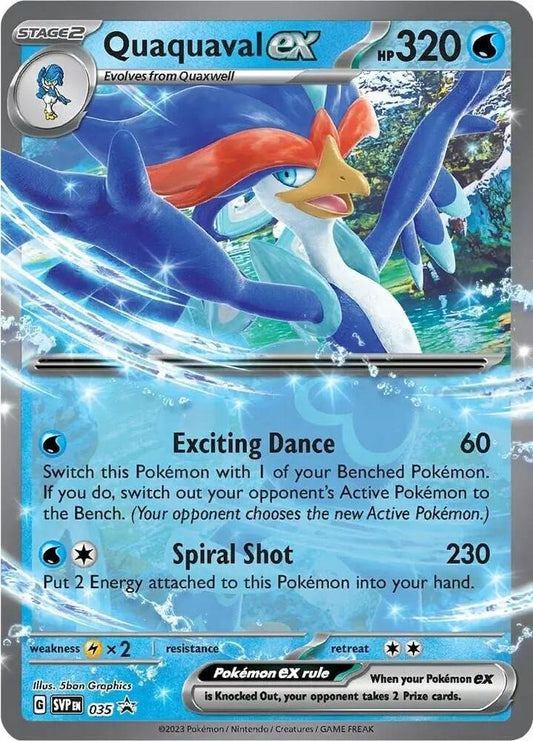 Quaquaval EX 035 - Monster Mart - Pokémon Cards Australia