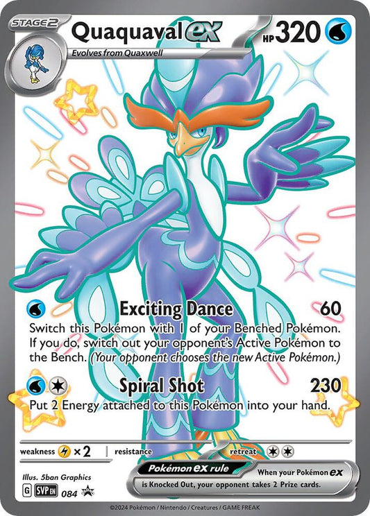 Quaquaval EX 084 - Monster Mart - Pokémon Cards Australia
