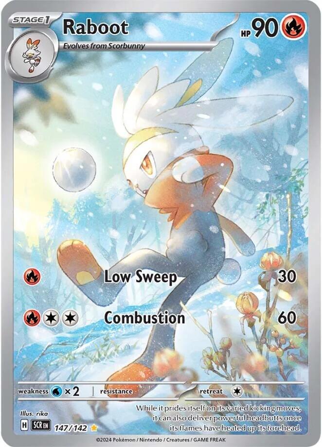 Raboot 147/142 - Monster Mart - Pokémon Cards Australia