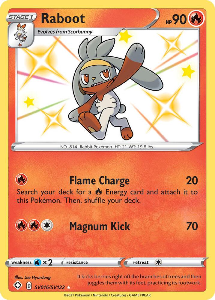 Raboot SV016/SV122 - Monster Mart - Pokémon Cards Australia