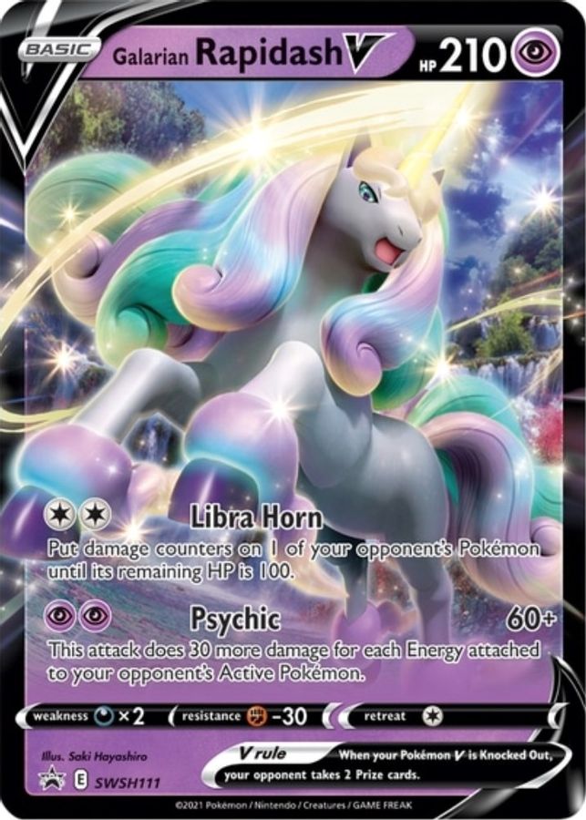 Rapidash V SWSH111 - Monster Mart - Pokémon Cards Australia