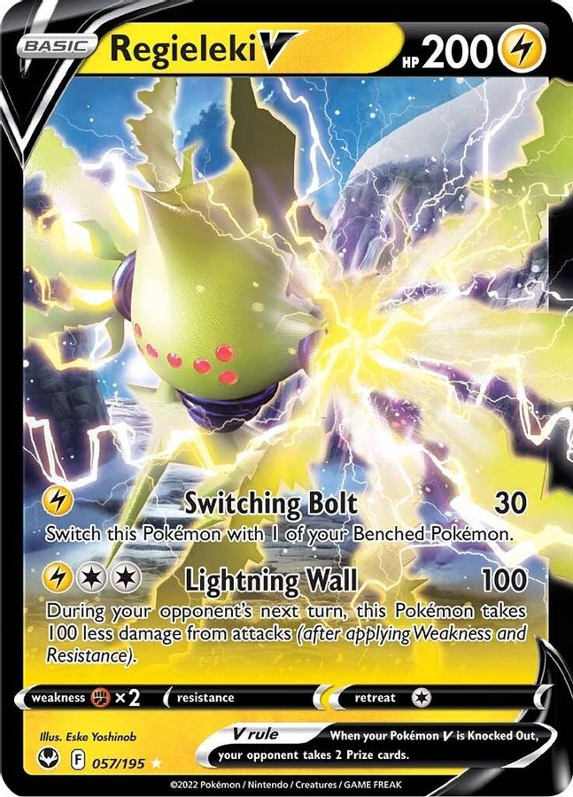 Regieleki V 057/195 - Monster Mart - Pokémon Cards Australia