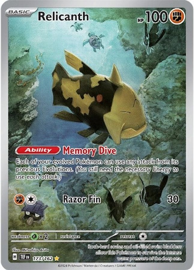 Relicanth 173/162 - Monster Mart - Pokémon Cards Australia