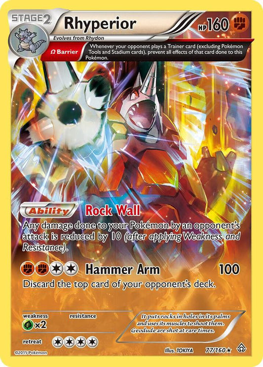 Rhyperior 77/160 - Monster Mart - Pokémon Cards Australia
