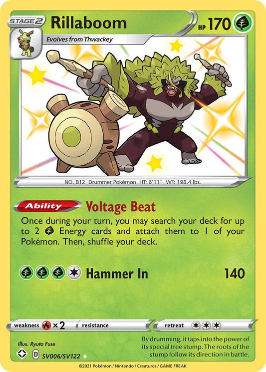 Rillaboom SV006/SV122 - Monster Mart - Pokémon Cards Australia