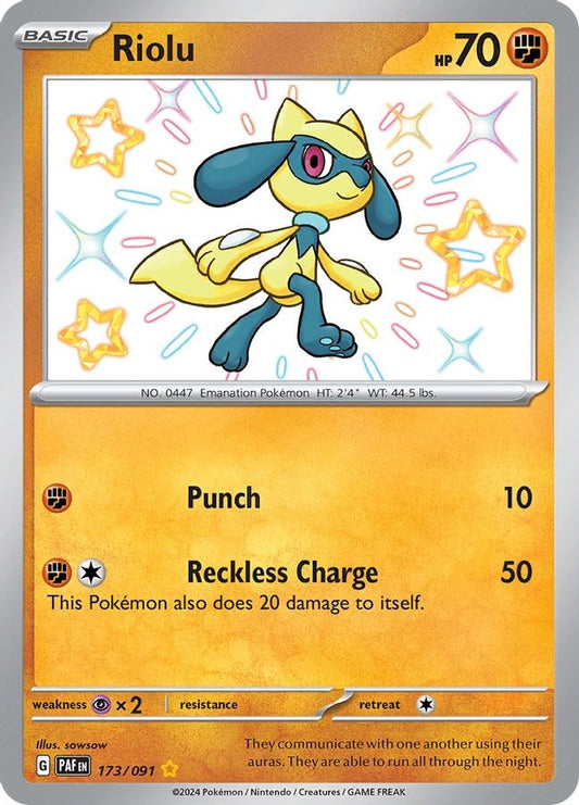 Riolu 173/091 - Monster Mart - Pokémon Cards Australia